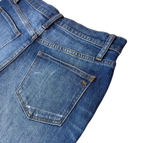 Madewell High Rise Denim Shorts Size 26 Cut Off Medium Wash Summer F7019 - Picture 4 of 6